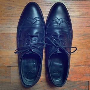 SALE! ASOS Black Oxfords Brogues Wingtip UK5